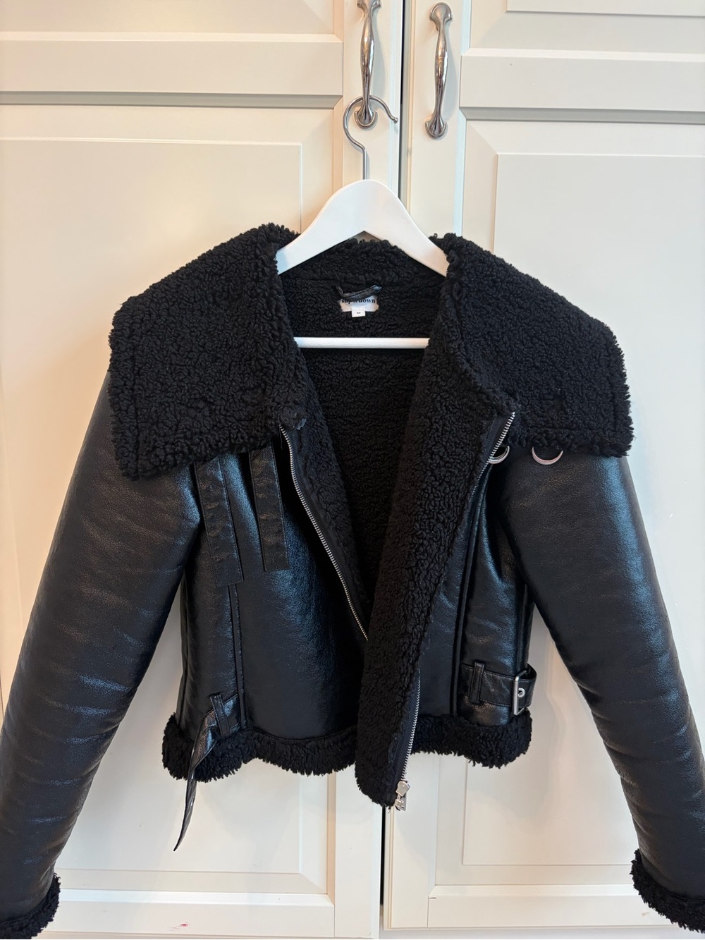Superdown shearling jacket - Picture 4 of 6